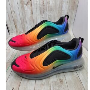 Nike Air Max 720 Be True 2019 Rainbow Multi Color Mens Size 15 CJ5472-900